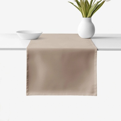 Goldea behúň 100% bavlnené plátno kávový hnedý 35x160 cm
