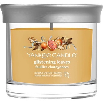 Yankee Candle Golden Pumpkin малка чаша с надпис 122 гр