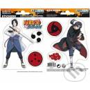 Naruto Shippuden Stickers 16 x 11cm 2 sheets Sasuke Itachi