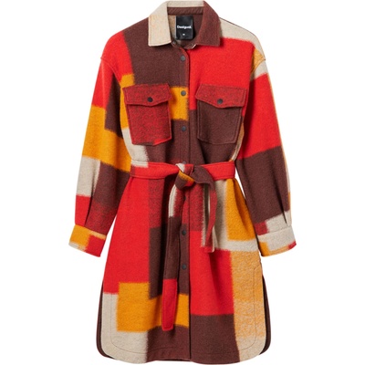 Desigual Преходно палто червено, размер XL