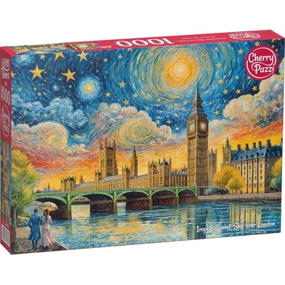 Cherry Pazzi - Puzzle Impressionist Sky over London - 1 000 piese