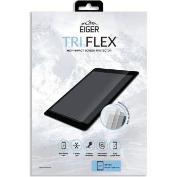 Eiger Tri Flex High Impact Film Screen Protector - качествено защитно покритие за дисплея на iPad Pro 9.7, iPad 5 (2018), iPad 6 (2018), iPad Air, iPad Air 2 (прозрачен)