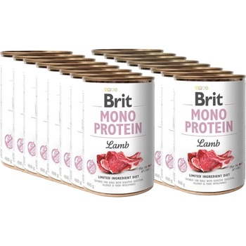 Brit моно протеин агне 18x400г
