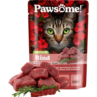 Pawsome Cat s hovězím masem 85 g