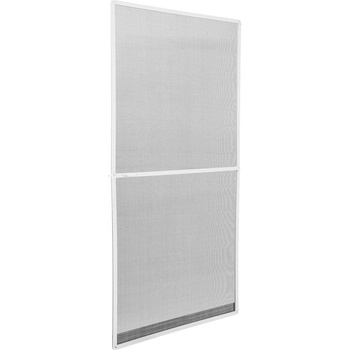 Tectake dveřní síť do 95 x 210 cm hliníkový rám bílý