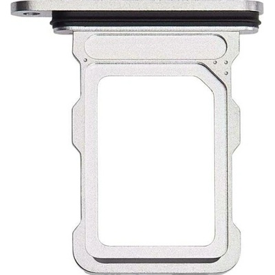 Šuplík na SIM kartu iPhone 16 Pro / 16 Pro Max - stříbrný IPH1134