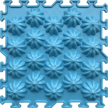 OrtoNature Masážna ortopedická podložka Slnečníky mäkká Tyrkysová