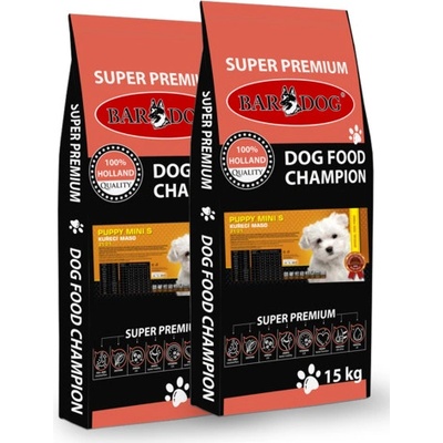 Bardog Puppy Mini 31/21 Kuřecí pro malá plemena 2 x 15 kg