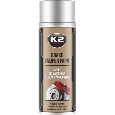 K2 BARVA BRZDOVÉHO TŘMENU 400ml STŘÍBR