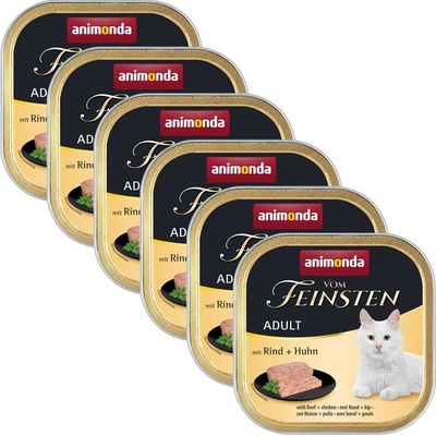 Animonda Vom Feinsten Adult - Говеждо и пиле 6 x 100 г