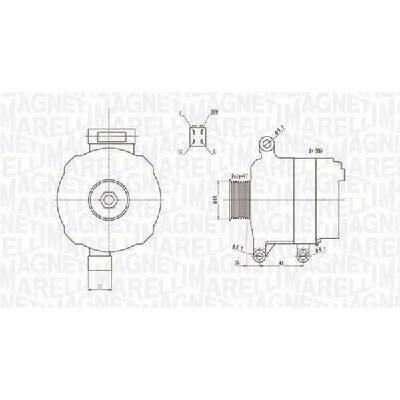 Generátor MAGNETI MARELLI 063731728010