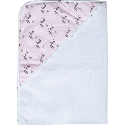 Luma froté osuška s kapucňou bathcape 85x75cm L010 Racoon Pink