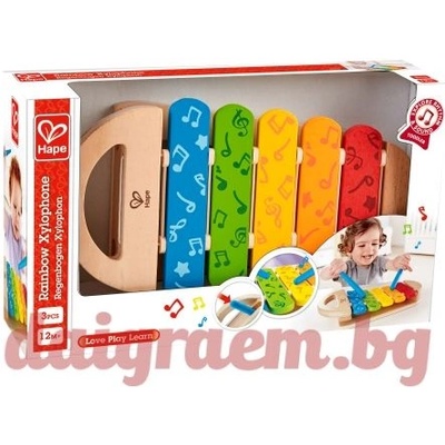 Hape Разноцветен ксилофон hape e0606 (h0606)
