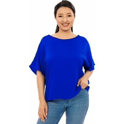 Himalife Oversize top Plain Sara královská modrá