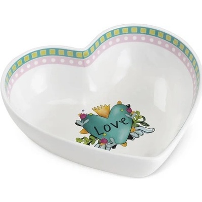 Egan Love Turquoise Dekorační mísa 23 x 6,5 cm