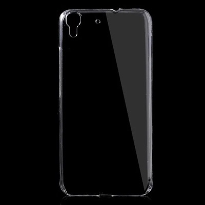 Huawei Y6 Прозрачен Твърд Капак и Протектор