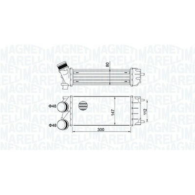Chladič plniaceho vzduchu MAGNETI MARELLI 351319204920