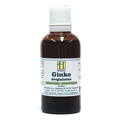 Herbarius Ginko dvojlaločnaté bylinka 50 ml