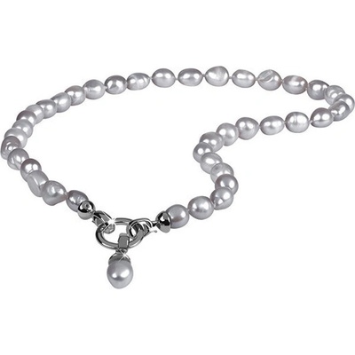 JwL Luxury pearls z pravých šedých perel JL0557