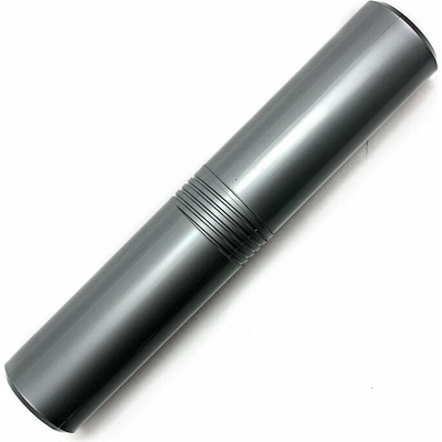 Plastový tubus na výkresy stříbrný LENIAR - 32 cm
