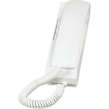 Farfisa Аудиодомофон за аудио системи Farfisa EX311, едноабонатен, стенен монтаж, двужилен кабел, бял (EX311)