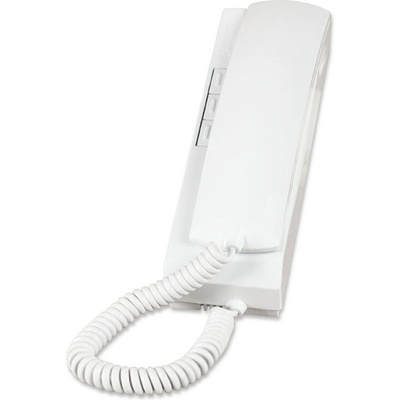 Farfisa Аудиодомофон за аудио системи Farfisa EX311, едноабонатен, стенен монтаж, двужилен кабел, бял (EX311)