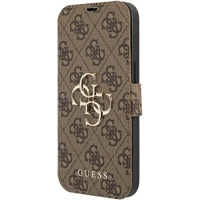 GUESS Калъф Guess GUBKP13X4GMGBR за iPhone 13 Pro Max 6.7", кафяв / кафяв, 4G Big Metal Logo (GUE001577-0)