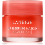 LANEIGE Lip Sleeping Mask нощна регенерираща маска за устни цвят Grapefruit 20 гр