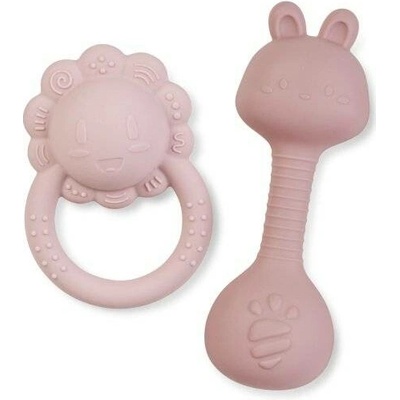 Tiny Treasures Saro Baby sada chrastítek Pink