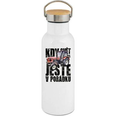 123TRIKO termoska Zetor 6911, Kdy svět byl ještě v pořádku, V6 500 ml traktor