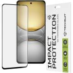Techsuit - 111D Full Cover / Full Glue Glass - Realme C75 / Realme 14x - черен