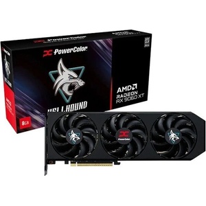 PowerColor Radeon RX 9060 XT Hellhound 8GB GDDR6 128bit (RX9060XT 8G-L/OC) Видео карти