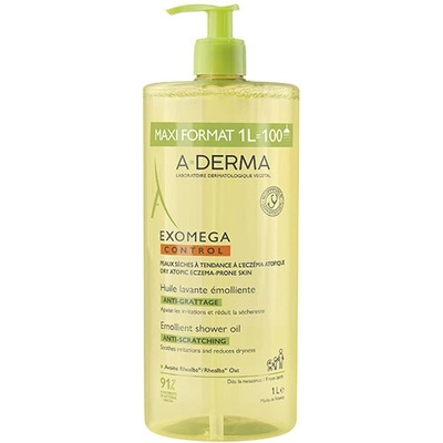 A-DERMA EXOMEGA CONTROL Zvláčňujúci umývací olej 1 l