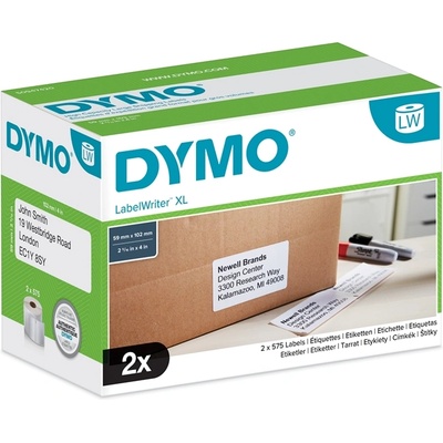 DYMO Етикети за доставка LabelWriter 102x59mm (2x575) (S0947420)