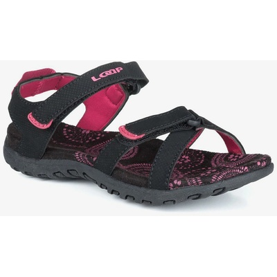 Loap Розово-черни детски сандали Loap Simma Loap | Cheren | Момичешки | 28