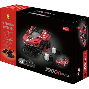 Rastar Кола за сглобяване Ferrari FXXK EVO R/C 84 части 1: 18