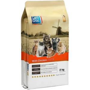 Vobra Carocroc cat chiken - храна за пораснали котки от всички породи, с пилешко месо, Холандия - 2 кг