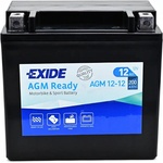 Exide AGM Ready 12Ah 200A left+ AGM12-12M