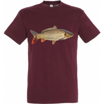 Kapor tričko rybárske tmavo červené