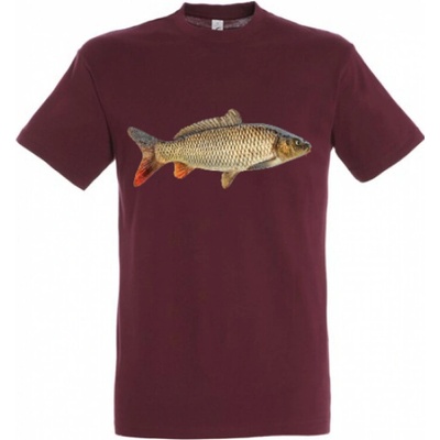 Kapor tričko rybárske tmavo červené