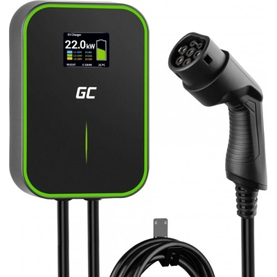 Green Cell Wallbox GC EV PowerBox 22kW nabíječka s Typ 2 kabel for charging electric cars and Plug-In hybrids – Sleviste.cz