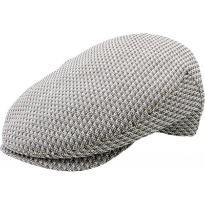 Letní bekovka z bavlny béžovo hnědý vzor Carlsbad Hat