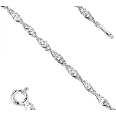 Prošperk Stříbrný kroucený řetízek S3878