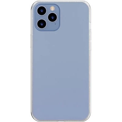Baseus твърд кейс от матирано стъкло с гъвкава рамка за iPhone 12 Pro Max, Бял (WIAPIPH67N-WS02) (C20251303111-00)