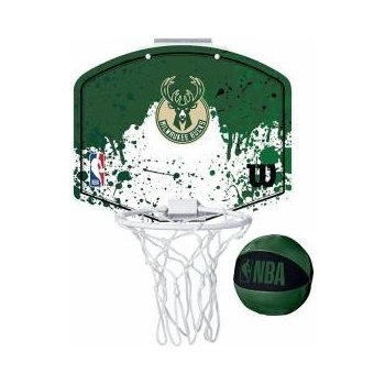 Wilson Баскетболен Кош Wilson Nba Team Mini Hoop - Milwaukee bucks Зелен