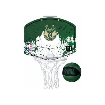 Wilson Баскетболен Кош Wilson Nba Team Mini Hoop - Milwaukee bucks Зелен