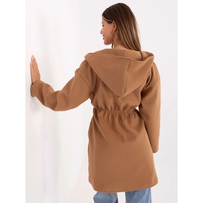Rue Paris Coat-IT-EN-A9587.00-camel hnedá