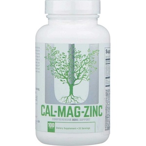 Universal Nutrition Calcium Zinc and Magnesium Plus Copper, 100 Tablets