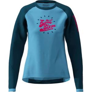 Zimtstern Дамска фланелка с дълъг ръкав за колоездене Zimtstern Women's Pureflowz Shirt L/S Cycling jersey - Heritage Blue / French Navy (156-0901-0412)
