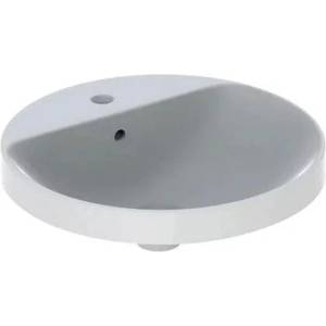 Geberit Полувградена кръгла мивка Geberit Variform с преливник 48 см (500.705.01.2)